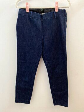 J. Crew Dark Wash Stretch City Fit Jeans Size 6